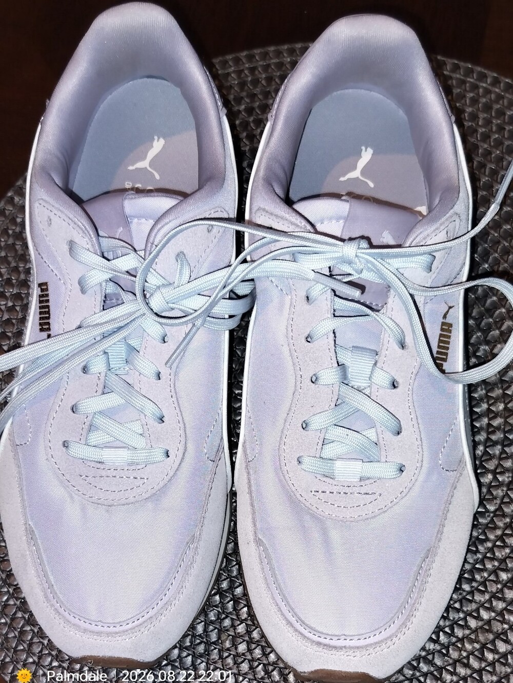 Puma Women’s Light Lavender Lace-Up Sneakers